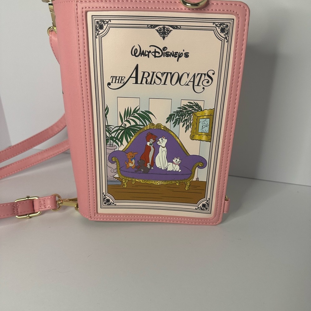 Disney Aristocats Pink Crossbody Bag